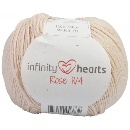 Köp nu Infinity Hearts Rose 8/4 Garn Unicolor 212 Sand