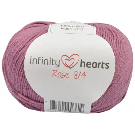 Infinity Hearts Rose 8/4 Garn Unicolor 78 Mörk Gammelrosa Köp nu
