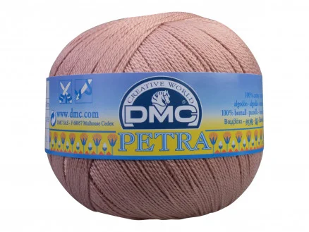 DMC Petra nr. 5 Virkgarn Unicolor 5224 Gammelrosa Kampanjpris