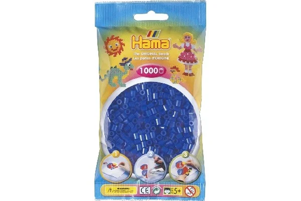 Lågt pris Hama midi, pärlor, 1000 stk – Neon Blå – 207-36