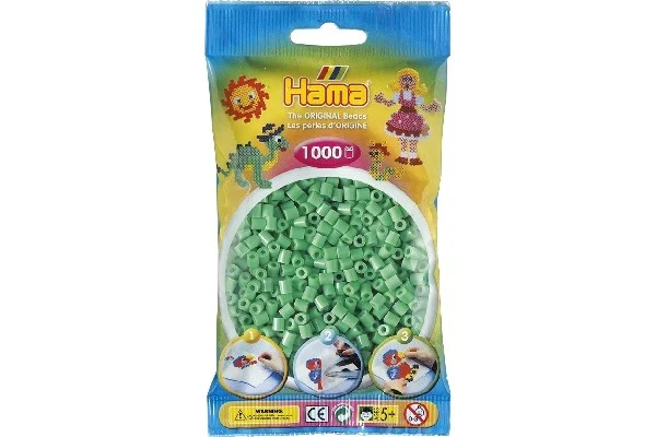 Hama midi, pärlor, 1000 stk – Ljus Grön – 207-11 Köp nu