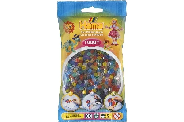 Utförsäljning Hama midi, pärlor, 1000 stk – Transp. Mix – 207-53