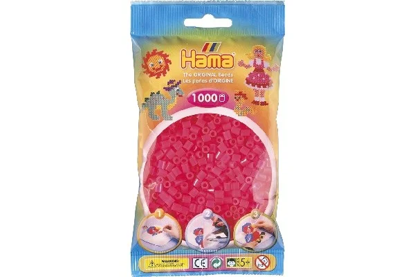 Hama midi, pärlor, 1000 stk – Fuschia – 207-32 Endast denna vecka