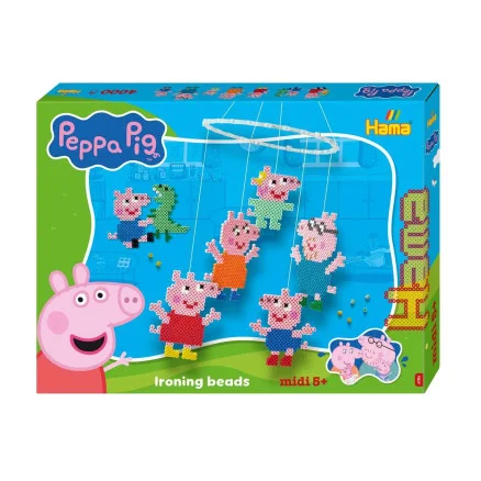 Hama Midi Presentask Gurli Pig Familj + Lillasyster Begränsat antal
