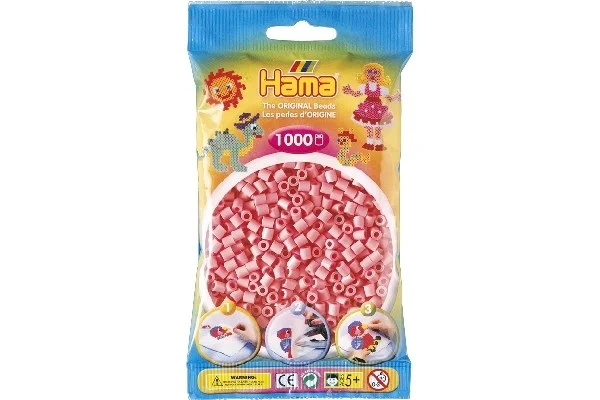 Hama midi, pärlor, 1000 stk – Ljus Röd – 207-06 Köp nu