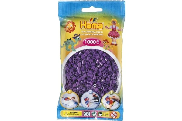 Kampanj Hama midi, pärlor, 1000 stk – Lila – 207-07