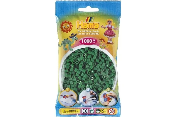 Hama midi, pärlor, 1000 stk – Grön – 207-10 Erbjudandepris