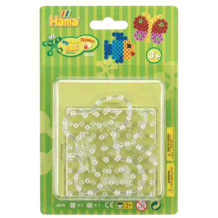 Hama Maxi pärlplattsset 8279 Square & Butterfly Transparent 18x12 – 2 st. Lägg i varukorgen