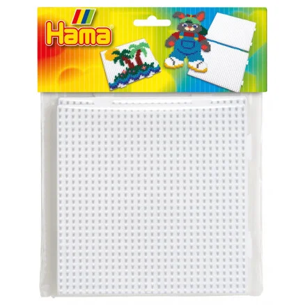 Reapris Hama Midi pärlplatta 4458 Samlingsplatta Fyrkant Vit – 2 st
