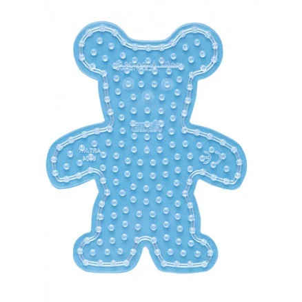 Snabb leverans Hama Maxi Pärlplatta 8204 Nalle Transparent – 1 st