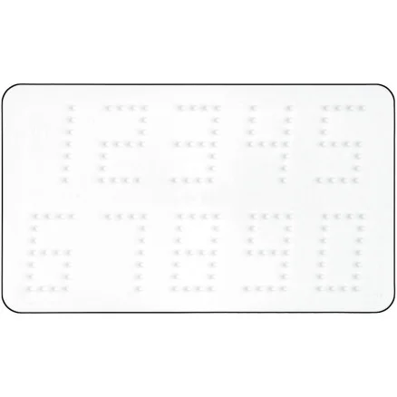 Billig Hama Midi Pärlplatta Siffror Vit 16x9,5cm – 1 st.