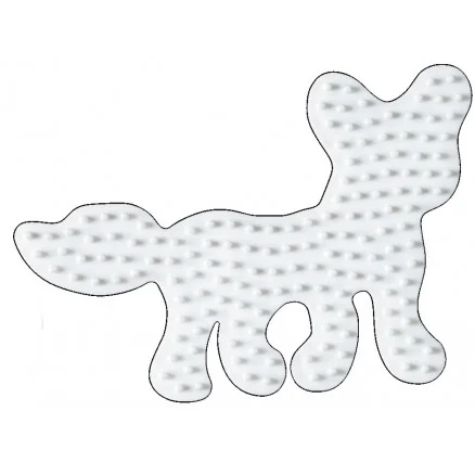 Beställ nu Hama Midi Pärlplatta Räv Vit 11,5x8cm – 1 st.