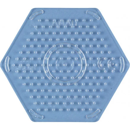 Hama Midi Pärlplatta Sexkant Liten Transparent 8x9cm – 1 st. Utförsäljning