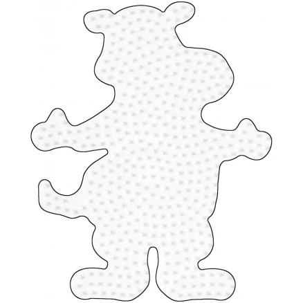 Hama Midi Pärlplatta Flodhäst Vit 12,5x15,5cm – 1 st. Beställ idag