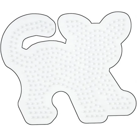 Fynd Hama Midi Pärlplatta Katt Vit 13,5x11cm – 1 st.
