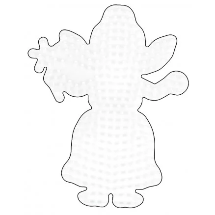 Erbjudandepris Hama Midi Pärlplatta Fe Vit 13,5x10,5 cm – 1 st.