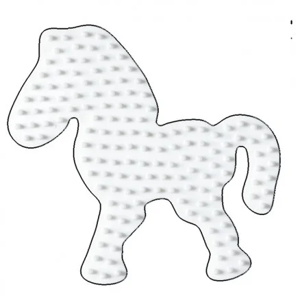 Populär Hama Midi Pärlplatta Pony Vit 9,5x8,5cm – 1 st.