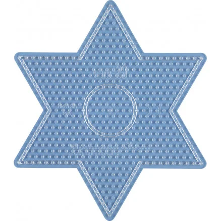 Hama Midi Pärlplatta Stjärna Stor Transparent 16,5x14cm – 1 st. Endast idag
