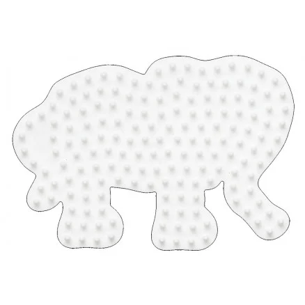 Lågt pris Hama Midi Pärlplatta Elefant Liten Vit – 1 st.