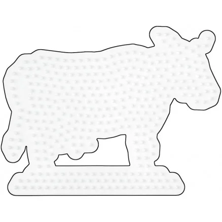 Hama Midi Pärlplatta Ko Vit 14x11 cm – 1 st. Endast idag