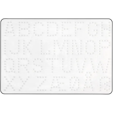 Sista chansen Hama Midi Pärlplatta Bokstäver Vit 21,5x14,5cm – 1 st.