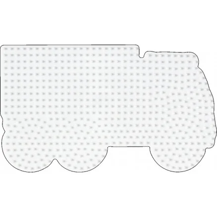 Hama Midi Pärlplatta Lastbil Vit 17,5x 10 cm – 1 st. Expressleverans