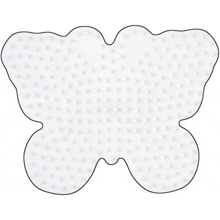 Bästa pris Hama Midi Pärlplatta Fjäril Vit 10,5x8cm – 1 st.