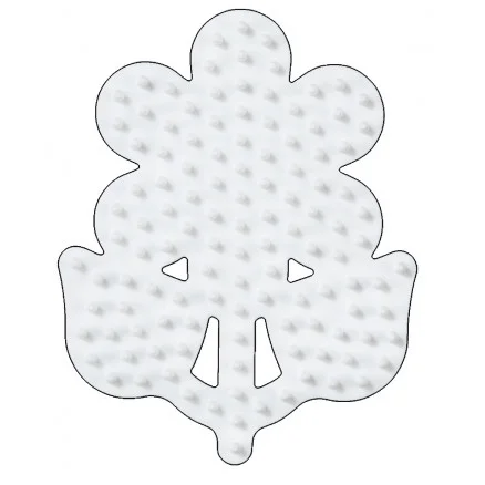 risnedsättning Hama Midi Pärlplatta Blomma Liten Vit 8x6,5cm – 1 st.