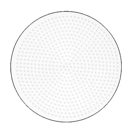 Bästa pris Hama Midi Pärlplatta Rund Stor Vit 15cm – 1 st.