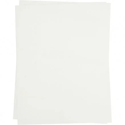 Transferark, 21,5x28 cm, 5 ark, transparent, till ljusa textilier Begränsad tid