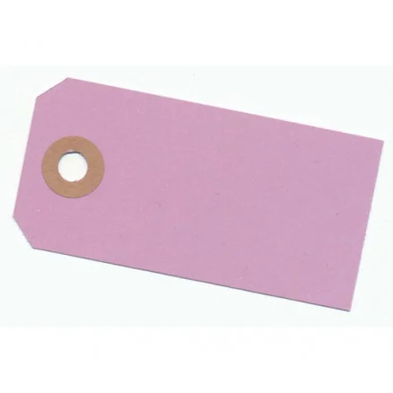 Nyhet Paper Line Manillamärken Ljus Lila 4x8cm – 10 st.