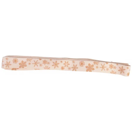 Infinity Hearts Tygband/Presentsnöre Ass. Snöflinga mörk 15mm – 3 meter Endast denna vecka
