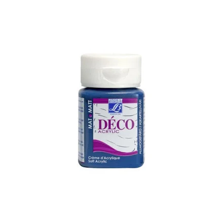 Rabatter DECO MJUK AKRYL 50 ML HAVSBLÅ 803