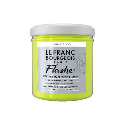 Billig Flashe Akryl 125ml Flourescerande Gul 163