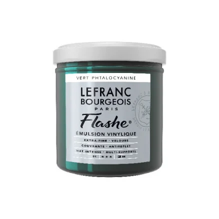 Nyhet Flashe Akryl 125ml Phthalocyanine Green 598