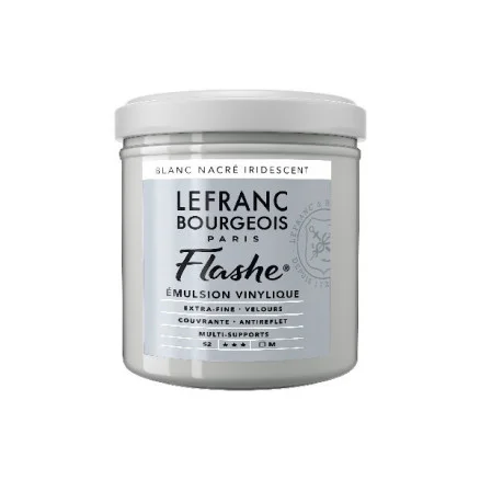 Erbjudandepris Flashe Akryl 125ml Pärlvit Iriserande 827