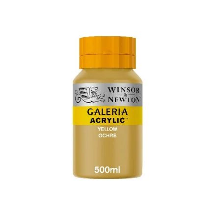 Rabatt Galeria Akryl 500Ml Gul Ocker 744