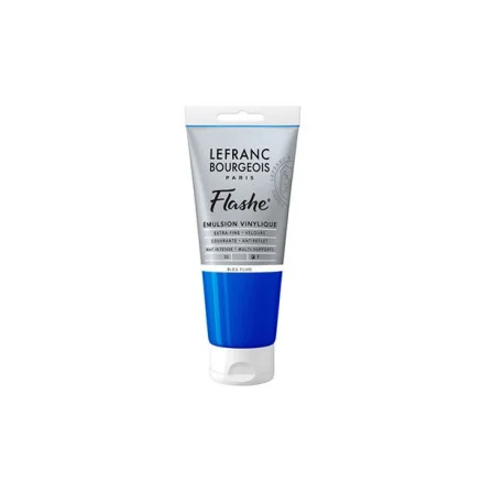 Flashe akryl 80ml flourescerande blå I lager