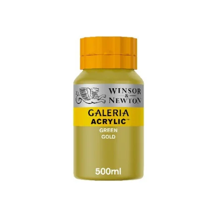 Galeria Akryl 500Ml Grön Guld 294 Extra rabatt
