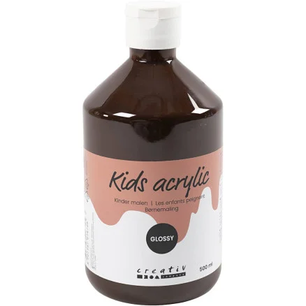 Akrylfärg Blank, brun, 500 ml/ 1 flaska Snabb leverans
