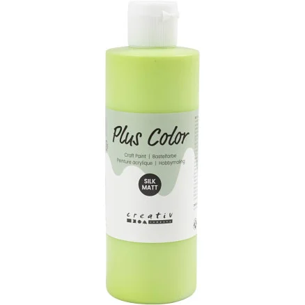 Plus Color Hobbyfärg, limegrön, 250 ml/ 1 flaska Kampanj