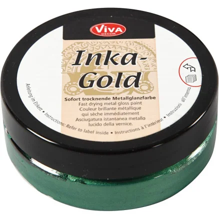 Inka Gold, emerald , 50 ml/ 1 burk Snabb leverans