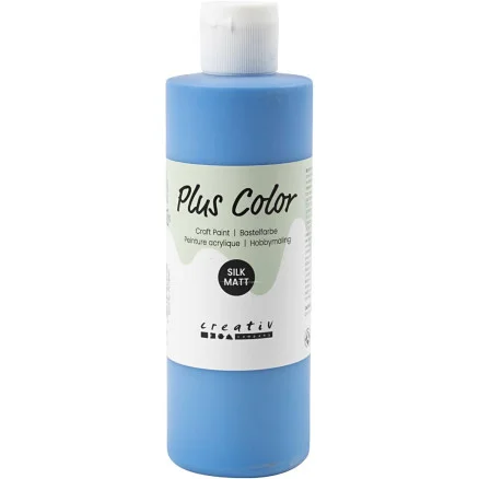 Plus Color Hobbyfärg, primärblå, 250 ml/ 1 flaska Erbjudande