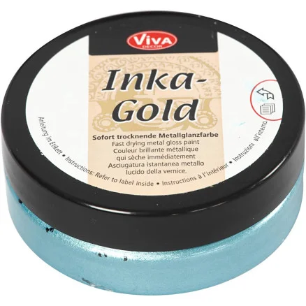 Inka Gold, turquoise, 50 ml/ 1 burk Endast denna vecka