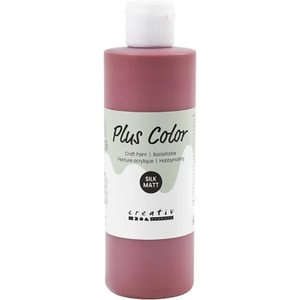 Plus Color Hobbyfärg, gml. röd, 250 ml/ 1 flaska Rabatt