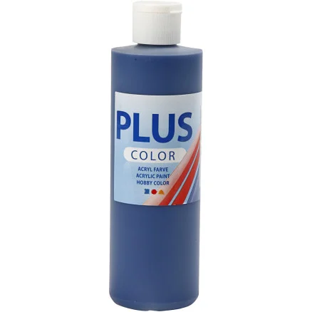 Populär Plus Color Hobbyfärg, marinblå, 250 ml/ 1 flaska