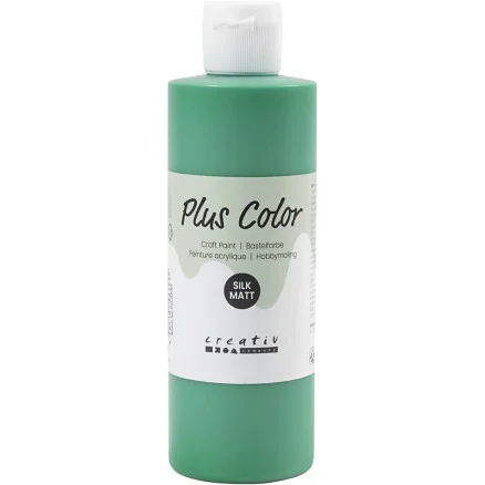 Kampanjpris Plus Color Hobbyfärg, briljantgrön, 250 ml/ 1 flaska