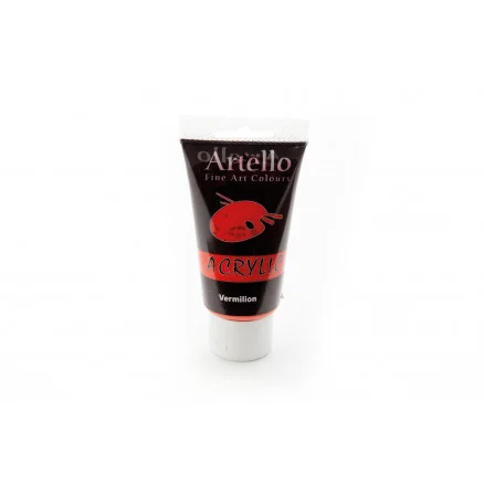 Nyhet Artello Akrylfärg/Konstnärsfärg Cinnoberröd 75ml