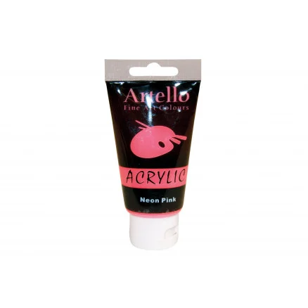 Artello Akrylfärg/Konstnärsfärg Neonrosa 75ml Bästa pris