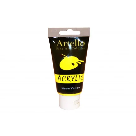 Erbjudandepris Artello Akrylfärg/Konstnärsfärg Neongul 75ml